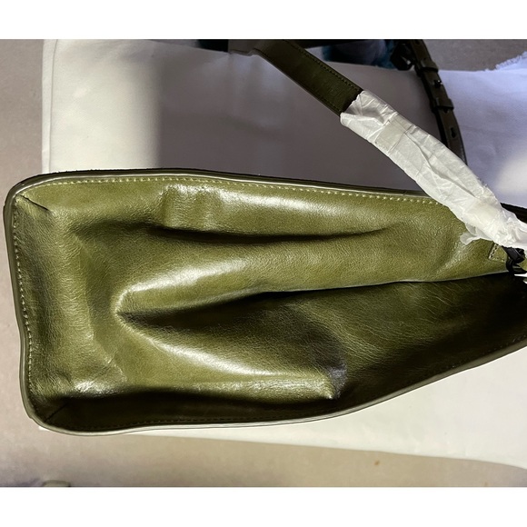 NWT HALSTON HERITAGE  OLIVE COLORED  HANDBAG - Picture 12 of 12